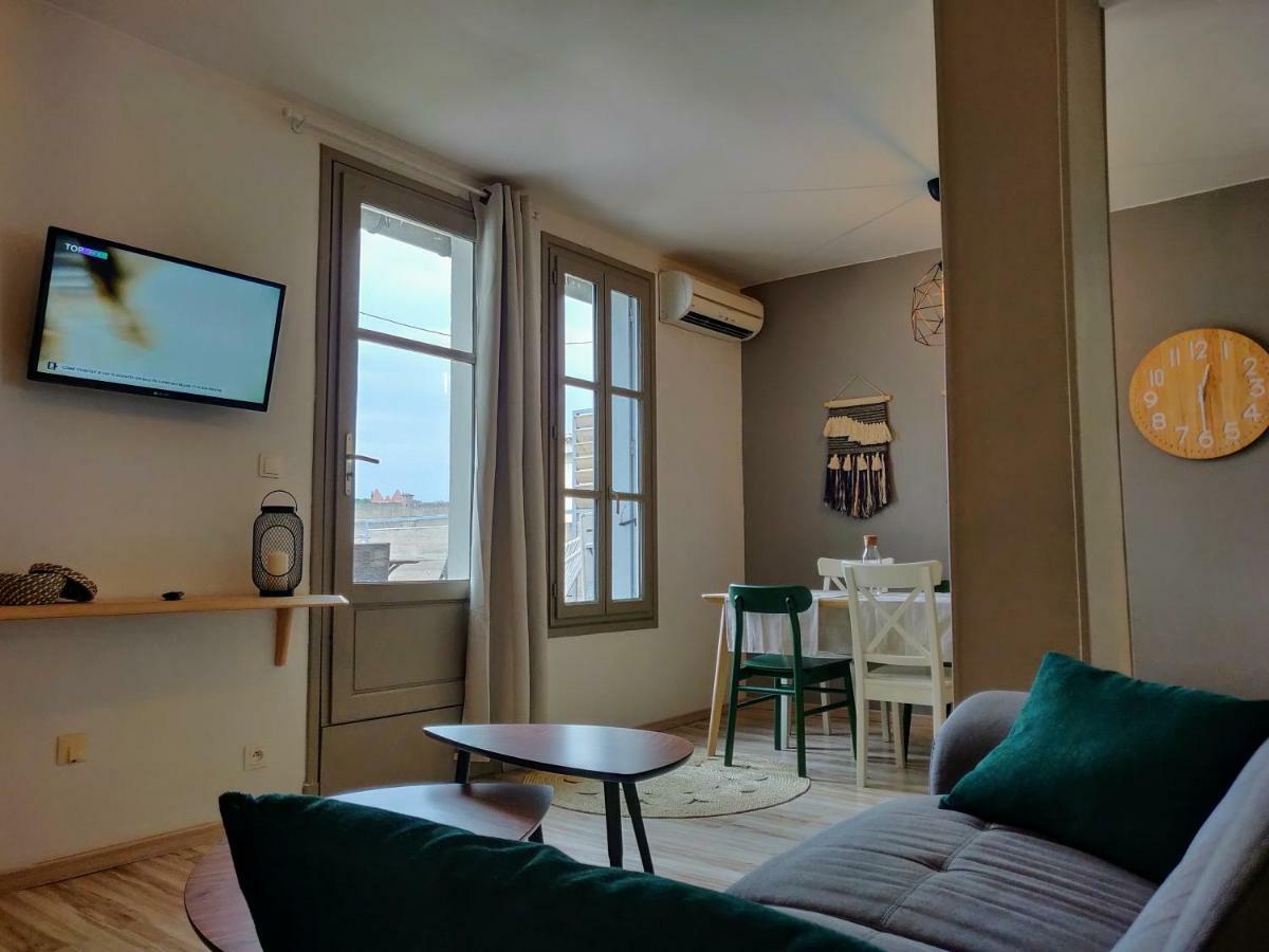 Appartement L'Oliveraie - La Cite Plein Les Yeux Carcassonne Exterior photo
